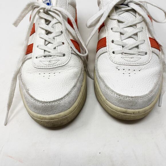 Gola Womens US 6 Grandslam Trident Sneaker White Hot Coral Marine Blue Lace Up - Picture 6 of 12